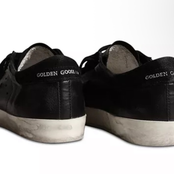 Golden Goose Men's Black and White Sneakers - Picture 9 of 11